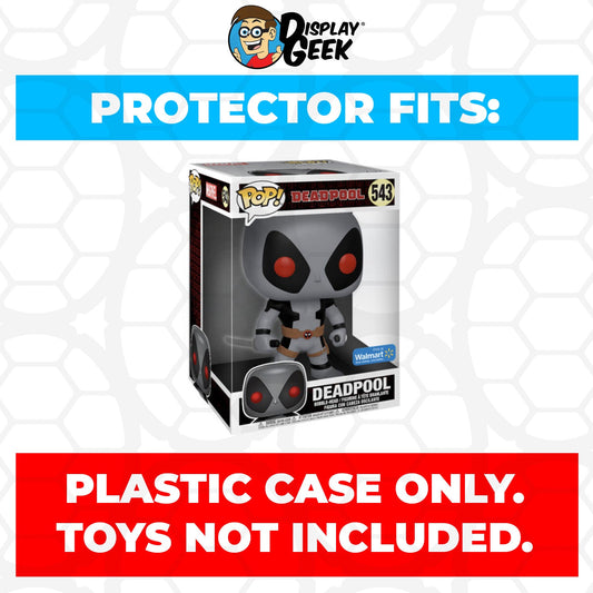 Pop Protector for 10 inch Deadpool Two Swords Gray #543 Jumbo Funko Pop - PPG Pop Protector Guide Search Created by Display Geek