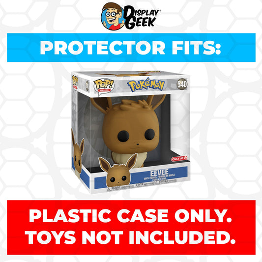 Pop Protector for 10 inch Eevee #540 Jumbo Funko Pop - PPG Pop Protector Guide Search Created by Display Geek