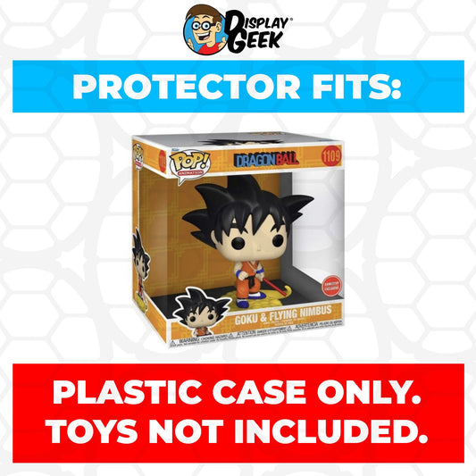 Pop Protector for 10 inch Goku & Flying Nimbus #1109 Jumbo Funko Pop - PPG Pop Protector Guide Search Created by Display Geek
