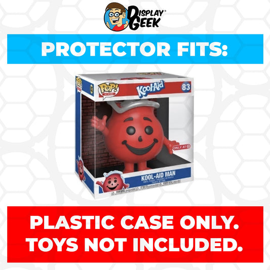 Pop Protector for 10 inch Kool-Aid Man #83 Jumbo Funko Pop - PPG Pop Protector Guide Search Created by Display Geek