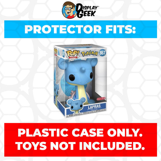 Pop Protector for 10 inch Lapras #867 Jumbo Funko Pop - PPG Pop Protector Guide Search Created by Display Geek