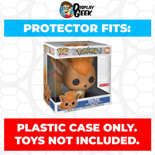 Pop Protector for 10 inch Vulpix #599 Jumbo Funko Pop - PPG Pop Protector Guide Search Created by Display Geek