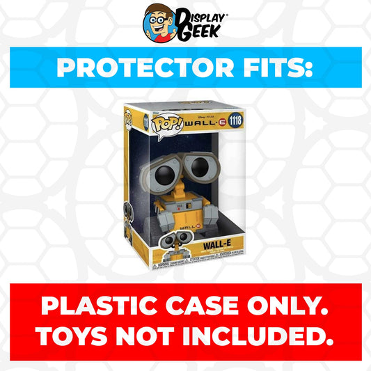 Pop Protector for 10 inch Wall-E #1118 Jumbo Funko Pop - PPG Pop Protector Guide Search Created by Display Geek
