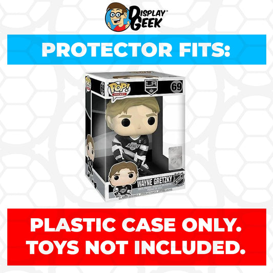 Pop Protector for 10 inch Wayne Gretzky #69 Jumbo Funko Pop - PPG Pop Protector Guide Search Created by Display Geek