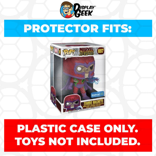 Pop Protector for 10 inch Zombie Magneto #697 Jumbo Funko Pop - PPG Pop Protector Guide Search Created by Display Geek