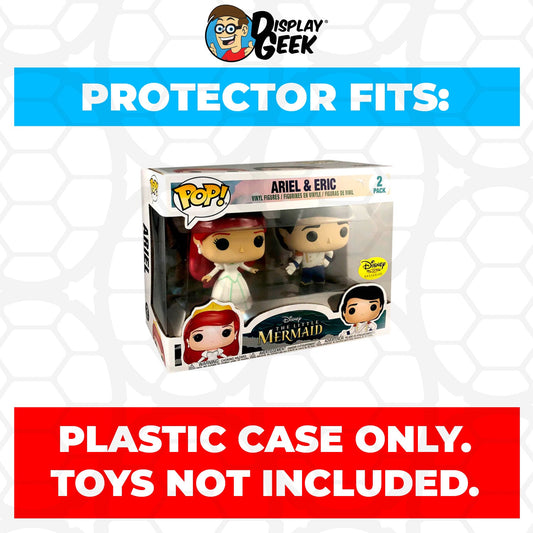 Pop Protector for 2 Pack Ariel & Eric Wedding Funko Pop - PPG Pop Protector Guide Search Created by Display Geek
