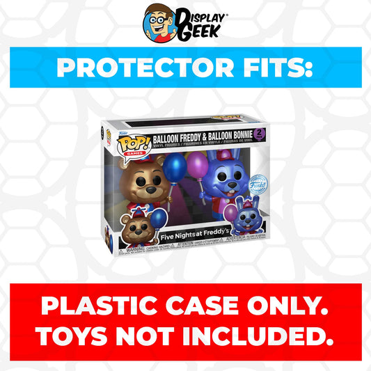 Pop Protector for 2 Pack Balloon Freddy & Balloon Bonnie Metallic Funko Pop - PPG Pop Protector Guide Search Created by Display Geek