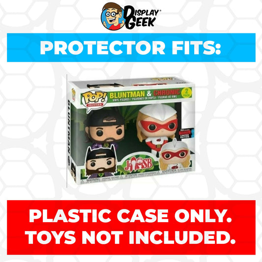 Pop Protector for 2 Pack Bluntman & Chronic NYCC Funko Pop - PPG Pop Protector Guide Search Created by Display Geek