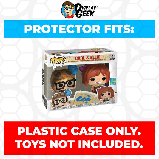 Pop Protector for 2 Pack Carl & Ellie Balloon SDCC Funko Pop - PPG Pop Protector Guide Search Created by Display Geek