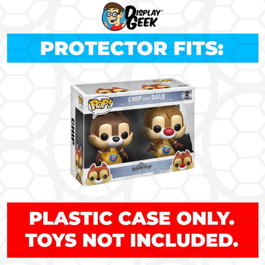 Pop Protector for 2 Pack Chip & Dale Funko Pop - PPG Pop Protector Guide Search Created by Display Geek