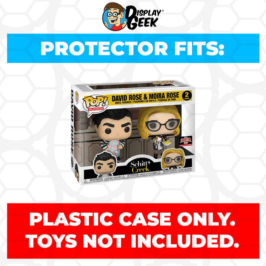 Pop Protector for 2 Pack David Rose & Moira Rose Cooking Funko Pop - PPG Pop Protector Guide Search Created by Display Geek