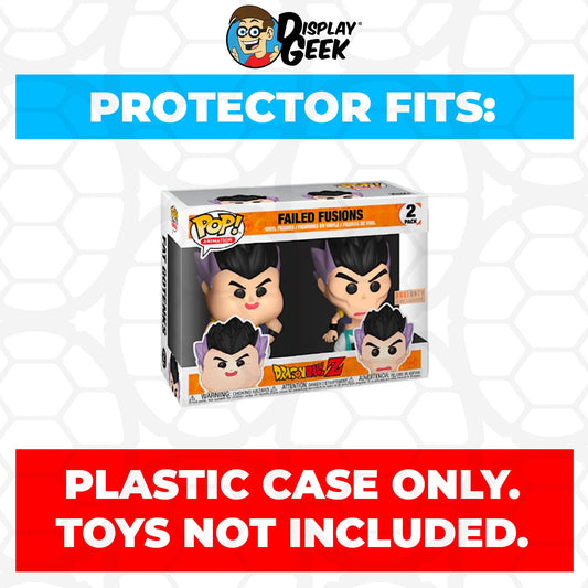 Pop Protector for 2 Pack Failed Fusions Funko Pop - PPG Pop Protector Guide Search Created by Display Geek