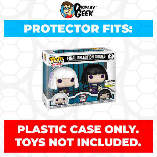 Pop Protector for 2 Pack Demon Slayer Final Selection Guides Glow Funko Pop - PPG Pop Protector Guide Search Created by Display Geek