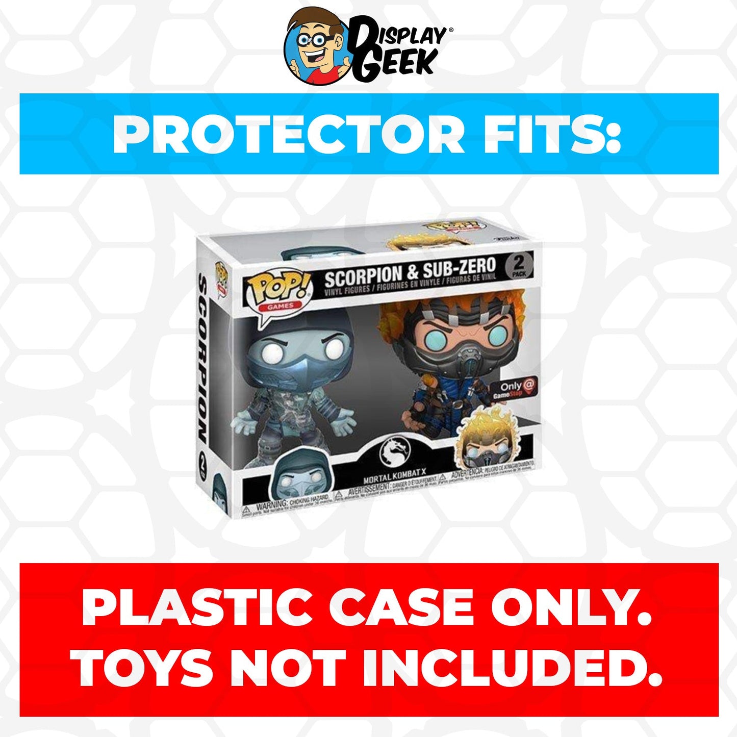 Pop Protector for 2 Pack Scorpion & Sub-Zero Funko Pop - PPG Pop Protector Guide Search Created by Display Geek