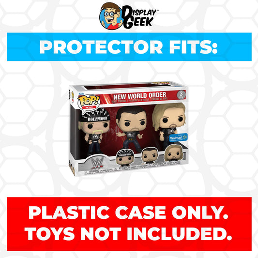Pop Protector for 3 Pack NWO New World Order Funko Pop - PPG Pop Protector Guide Search Created by Display Geek