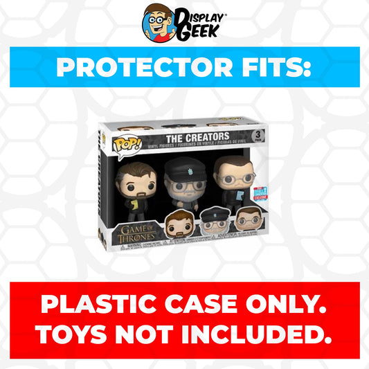 Pop Protector for 3 Pack The Creators NYCC Funko Pop - PPG Pop Protector Guide Search Created by Display Geek