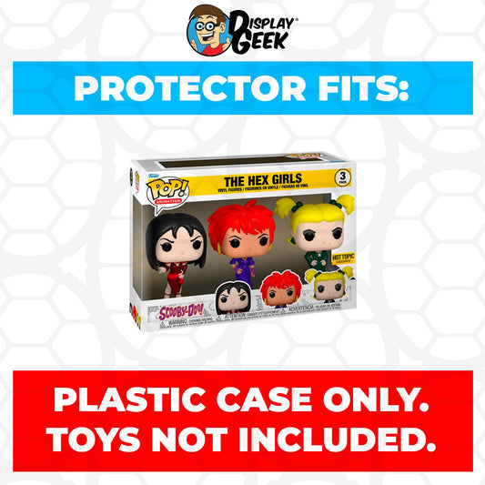 Pop Protector for 3 Pack The Hex Girls Funko Pop - PPG Pop Protector Guide Search Created by Display Geek