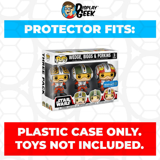 Pop Protector for 3 PackPop Protector for 3 Pack Wedge, Biggs & Porkins Funko Pop - PPG Pop Protector Guide Search Created by Display Geek