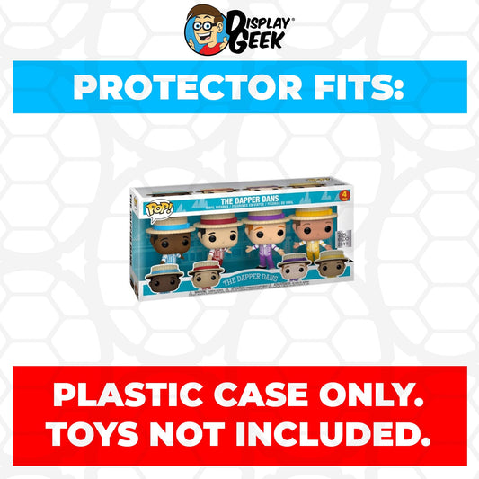 Pop Protector for 4 Pack The Dapper Dans Funko Pop - PPG Pop Protector Guide Search Created by Display Geek