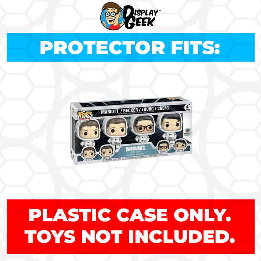Pop Protector for 4 Pack Mindstyle Mission Control Mariotti & Becker Funko Pop - PPG Pop Protector Guide Search Created by Display Geek