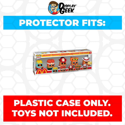 Pop Protector for 5 Pack McDonald's McNuggets Buddies Funko Pop - PPG Pop Protector Guide Search Created by Display Geek