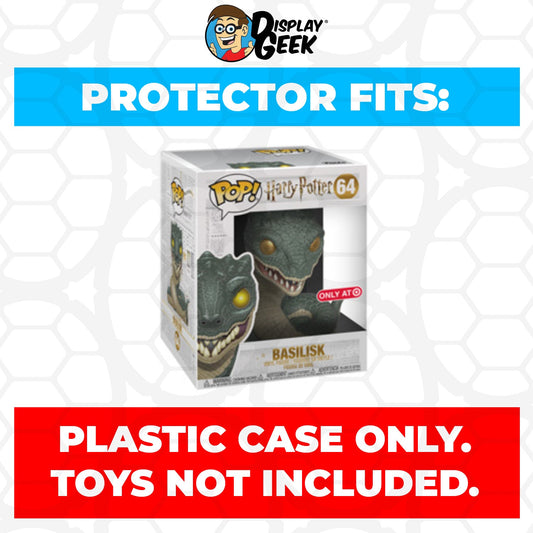 Pop Protector for 6 inch Basilisk #64 Super Funko Pop - PPG Pop Protector Guide Search Created by Display Geek