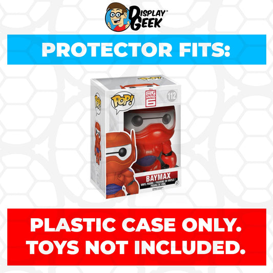 Pop Protector for 6 inch Baymax Armored #112 Super Funko Pop - PPG Pop Protector Guide Search Created by Display Geek