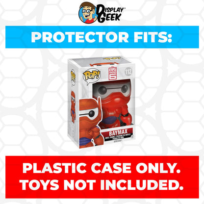 Pop Protector for 6 inch Baymax Armored #112 Super Funko Pop - PPG Pop Protector Guide Search Created by Display Geek
