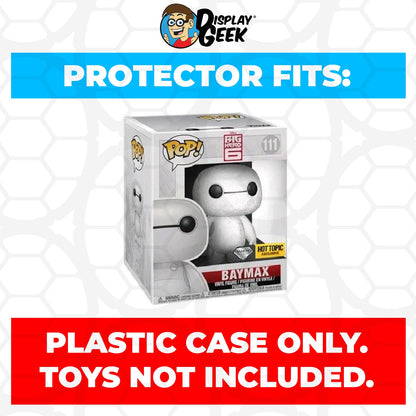 Pop Protector for 6 inch Baymax Diamond #111 Super Funko Pop - PPG Pop Protector Guide Search Created by Display Geek