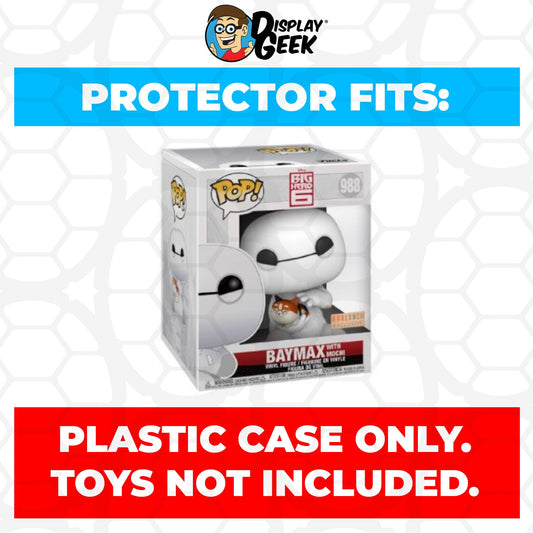 Pop Protector for 6 inch Baymax with Mochi #988 Super Funko Pop - PPG Pop Protector Guide Search Created by Display Geek
