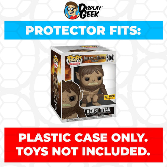 Pop Protector for 6 inch Beast Titan #504 Super Funko Pop - PPG Pop Protector Guide Search Created by Display Geek