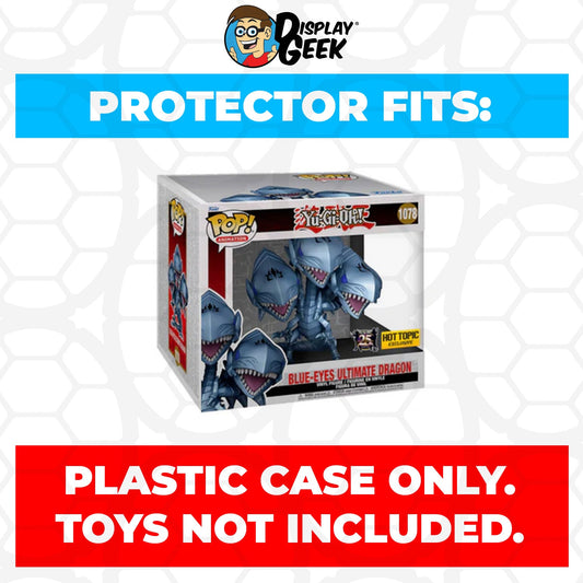 Pop Protector for 6 inch Blue-Eyes Ultimate Dragon #1078 Super Funko Pop - PPG Pop Protector Guide Search Created by Display Geek