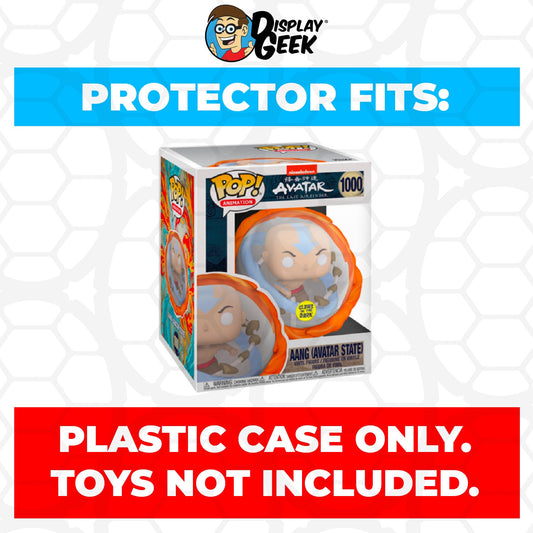 Pop Protector for 6 inch Aang Avatar State #1000 Super Funko Pop - PPG Pop Protector Guide Search Created by Display Geek