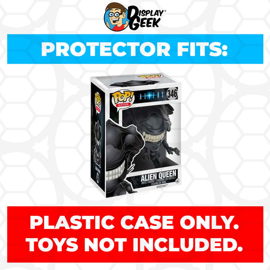 Pop Protector for 6 inch Alien Queen #346 Super Funko Pop - PPG Pop Protector Guide Search Created by Display Geek