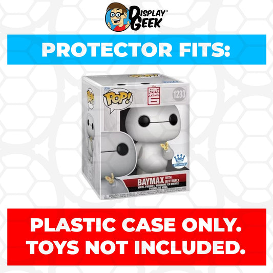 Pop Protector for 6 inch Baymax with Butterfly #1233 Super Size Funko Pop - PPG Pop Protector Guide Search Created by Display Geek