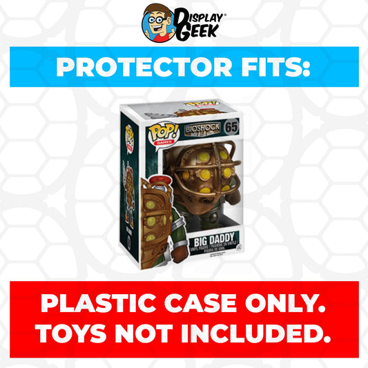 Pop Protector for 6 inch Big Daddy #65 Super Funko Pop - PPG Pop Protector Guide Search Created by Display Geek
