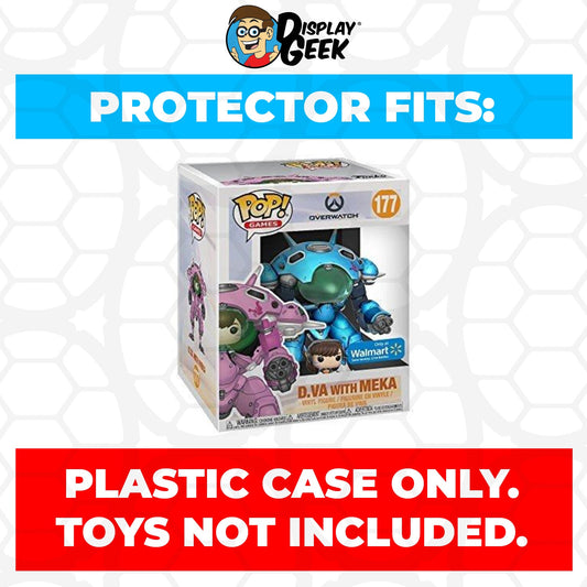 Pop Protector for 6 inch D.Va with MEKA Blueberry #177 Super Funko Pop - PPG Pop Protector Guide Search Created by Display Geek