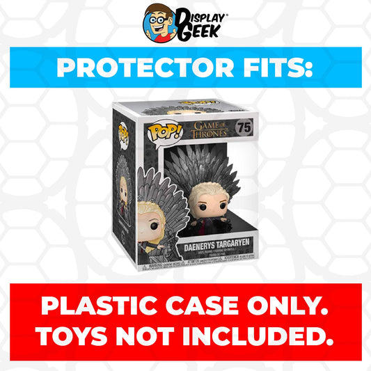 Pop Protector for 6 inch Daenerys Targaryen Iron Throne #75 Super Funko Pop - PPG Pop Protector Guide Search Created by Display Geek