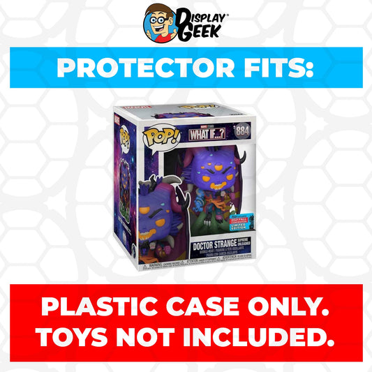 Pop Protector for 6 inch Dr Strange Supreme Unleashed NYCC #884 Super Funko Pop - PPG Pop Protector Guide Search Created by Display Geek