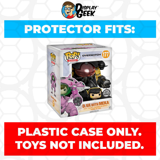 Pop Protector for 6 inch D.Va with MEKA Carbon Fiber #177 Super Funko Pop - PPG Pop Protector Guide Search Created by Display Geek