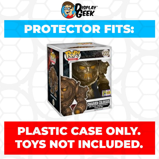 Pop Protector for 6 inch Dwarven Colossus SDCC #222 Super Funko Pop - PPG Pop Protector Guide Search Created by Display Geek
