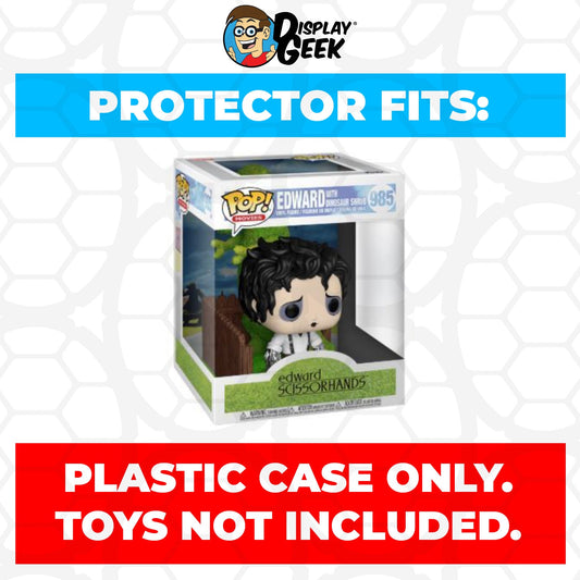 Pop Protector for 6 inch Edward with Dinosaur Shrub #985 Super Funko Pop - PPG Pop Protector Guide Search Created by Display Geek