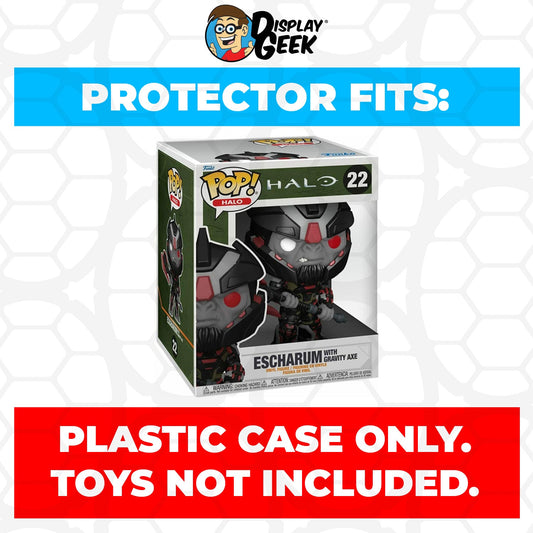 Pop Protector for 6 inch Escharum with Gravity Axe #22 Super Funko Pop - PPG Pop Protector Guide Search Created by Display Geek