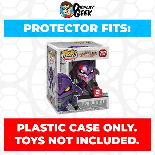 Pop Protector for 6 inch Eva Unit 01 Bloody #747 Super Funko Pop - PPG Pop Protector Guide Search Created by Display Geek