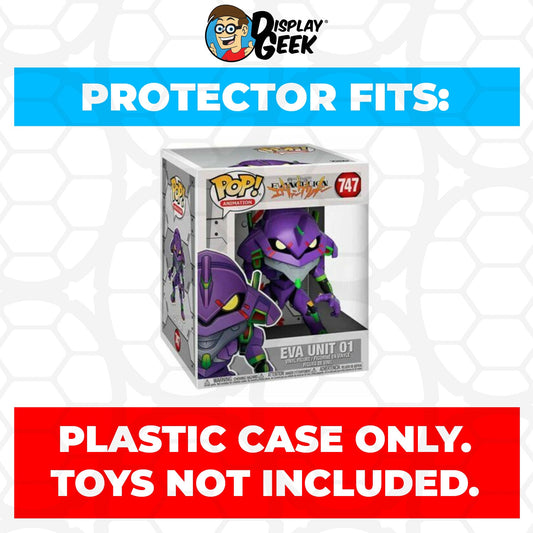 Pop Protector for 6 inch Eva Unit 01 #747 Super Funko Pop - PPG Pop Protector Guide Search Created by Display Geek