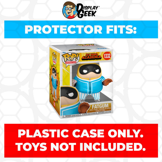 Pop Protector for 6 inch Fatgum HLB Baseball #1332 Super Size Funko Pop - PPG Pop Protector Guide Search Created by Display Geek