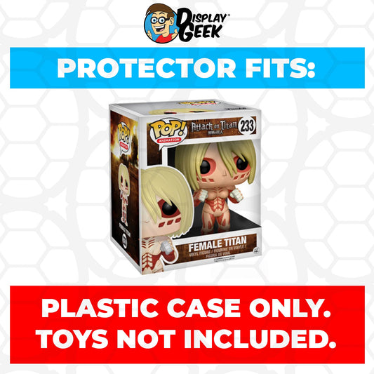 Pop Protector for 6 inch Female Titan #233 Super Funko Pop - PPG Pop Protector Guide Search Created by Display Geek