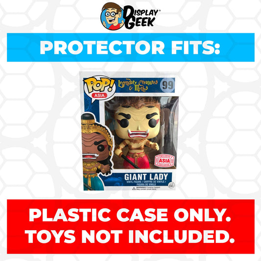 Pop Protector for 6 inch Giant Lady Cream #99 Super Funko Pop - PPG Pop Protector Guide Search Created by Display Geek