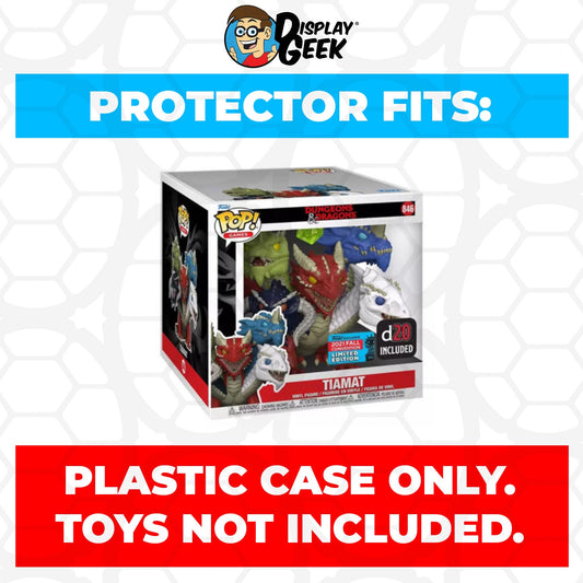 Pop Protector for 6 inch Tiamat NYCC #846 Super Funko Pop - PPG Pop Protector Guide Search Created by Display Geek