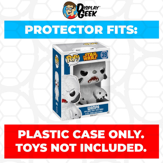 Pop Protector for 6 inch Wampa #39 Super Funko Pop - PPG Pop Protector Guide Search Created by Display Geek